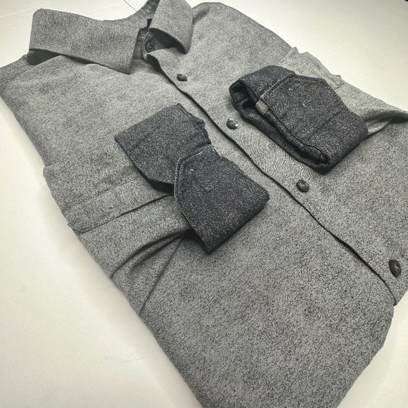 HART SHAFFNER MARX - Men's 3XB, Long Sleeve Shirt. Gray. Great Condition!! - Picture 3 of 8